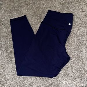 Navy Blue Lulu lemon cropped leggings